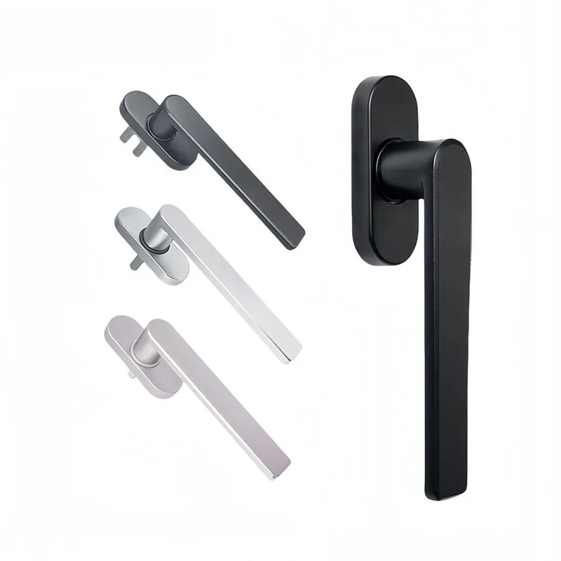 1PCS Broken Bridge Aluminum Door And Window Handle Casement Window Handle Screen Window Integrated Square Axis Universal Handle