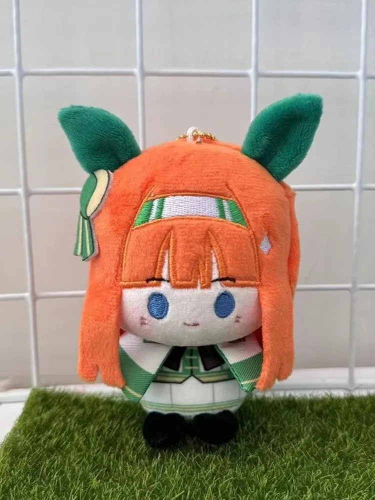 Cute Umamusume Pretty Derby Plush-Like Texture Doll Bag Keychain ‌Tokai Teio Special Week Sitting Pose Dolls Ornament fans Gift