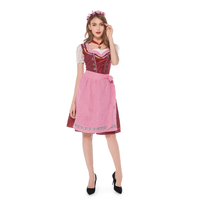 أزياء الهالوين النسائية لمهرجان أكتوبر ديرتل أزياء بافاريا البيرة لحفلات البنات أزياء فانتازيا