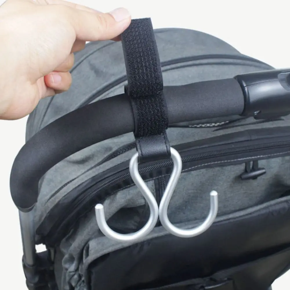 متعددة الوظائف S شكل عربة طفل السنانير بولي Double هوك مزدوج معلقة هوك الكرتون عربة اكسسوارات عربة اكسسوارات عربة