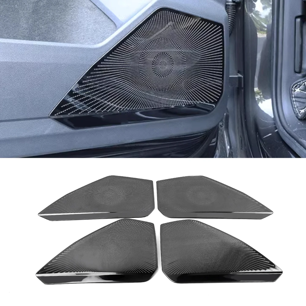 

Для Volkswagen Tayron 2018-2023 автомобильная дверь аудио динамик крышка громкоговоритель Pad отделка рамка наклейка нержавеющий аксессуар для интерьера