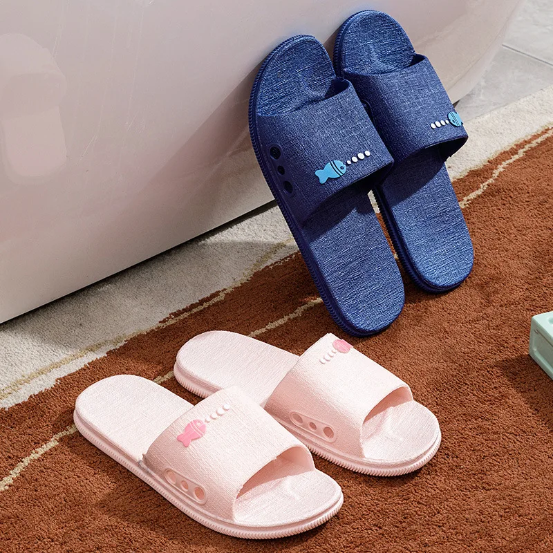 Anti Slip Durable PVC Thong Slippers for Women Men Home Outdoor Bathroom Use Wholesale Price House Slippers