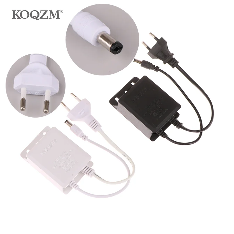 

AC 220V Input DC 12V Output Supply EU Plug Outdoor Waterproof Power Adapter Charger For CCTV Security AHD Analog Ip Camera