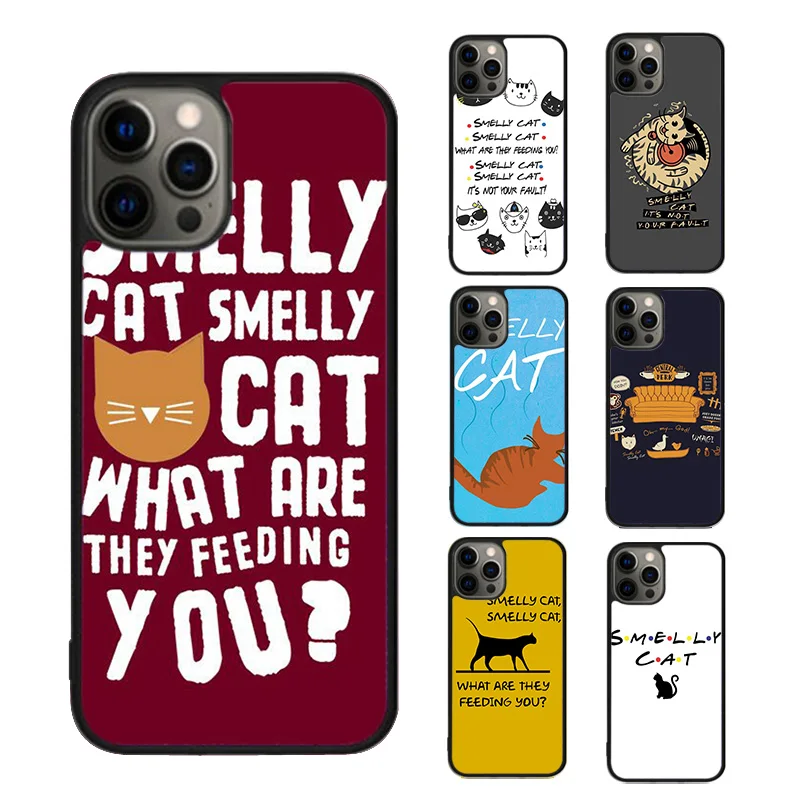 FRIENDS FUNNY TV SHOW PHOEBE SMELLY CAT Phone Case cover For iPhone SE2020 15 16 14 13 12 11 Pro Max Coque For Apple 8 PLUS 7 XS