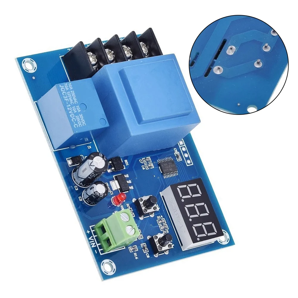 

XH-M602 Цифровой модуль зарядки аккумулятора с регулируемым ограничением напряжения и отображением состояния в реальном времени для батарей 3,7-120 В