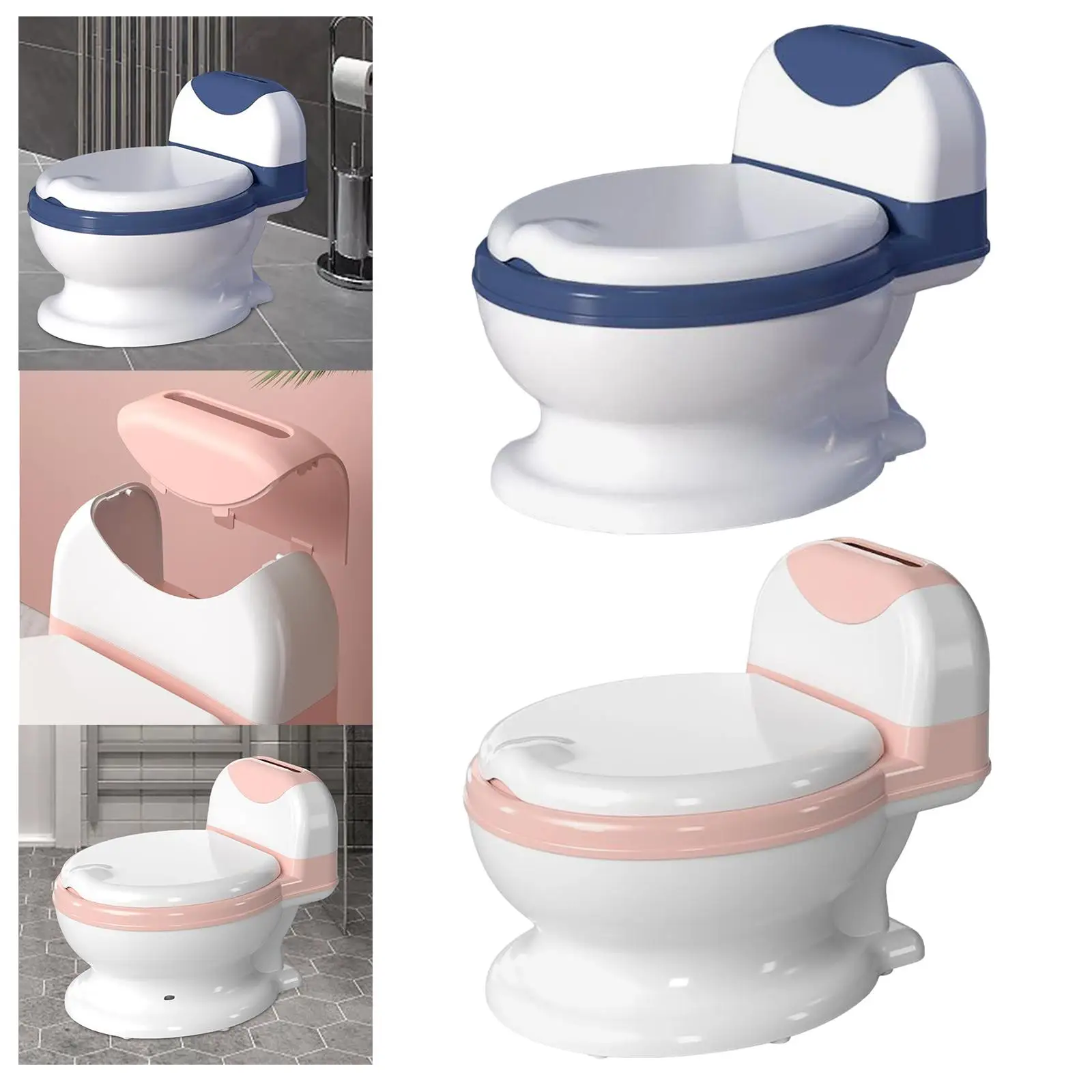 Toilet Training Potty Potty Easy to Cleanup Pu Seat Ring Compact Size Training Transition Potty Seat for Girls Boys Baby