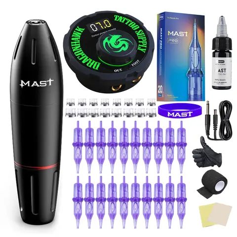 Professional Tattoo Pen Machine Mast Tattoo K2 Makeup Rotary Machine Set For Cartridge Needles Supplies