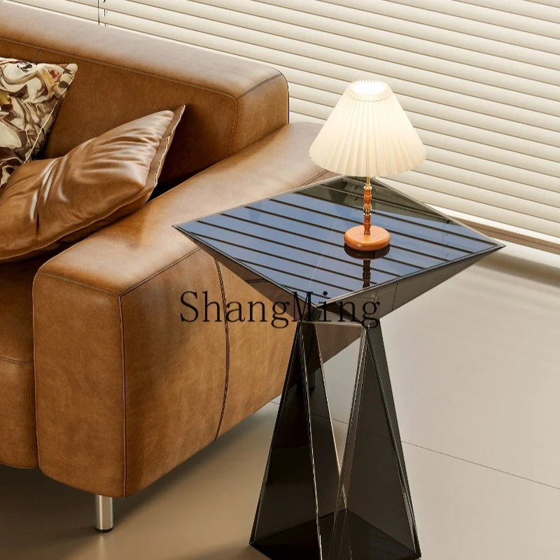 

LXY simple modern light luxury bedroom bedside rack sofa side few