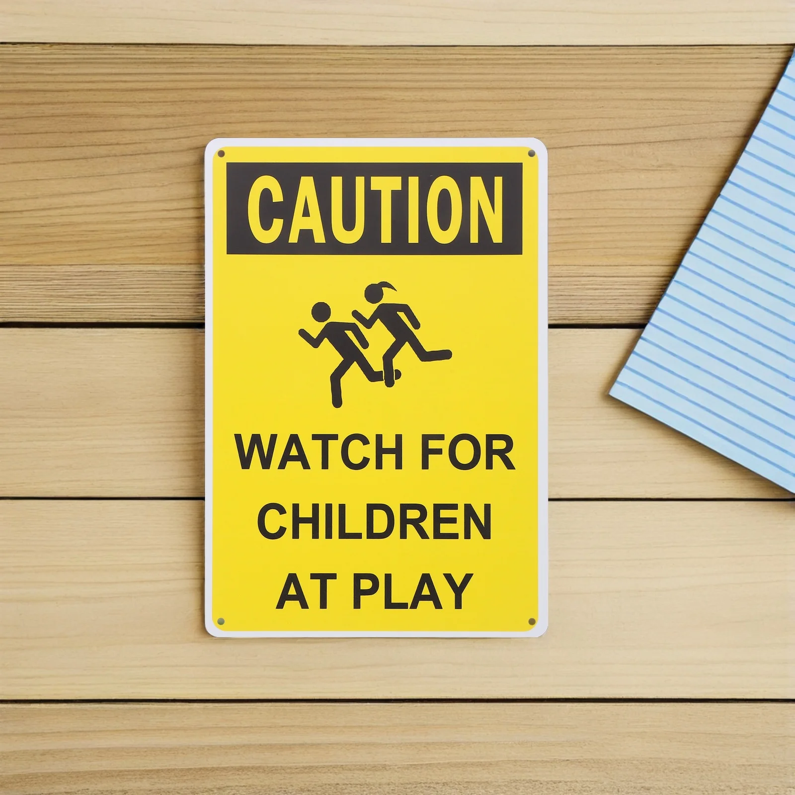 2 قطعة علامة مقاومة للطقس سهلة التركيب علامات تحذير السلامة لمناطق الممرات المدرسية في الشوارع