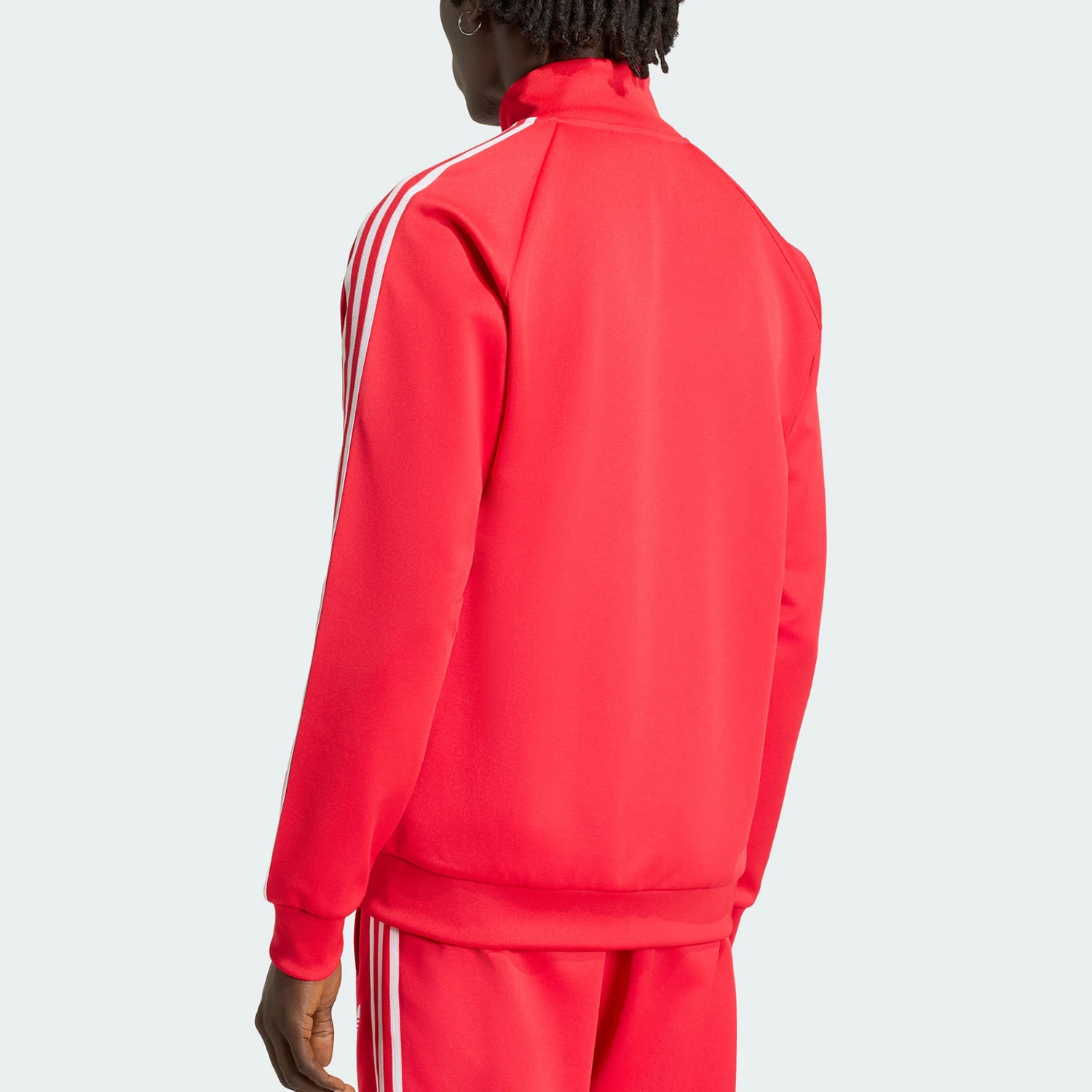 Adidas genuine clover new men's red and white football jacket jacket JZ0144