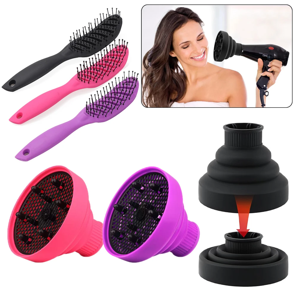 

Насадка-диффузор для волос Nunify для фенов, портативные диффузоры для волос, насадка для фенов для натуральных густых волнистых волос