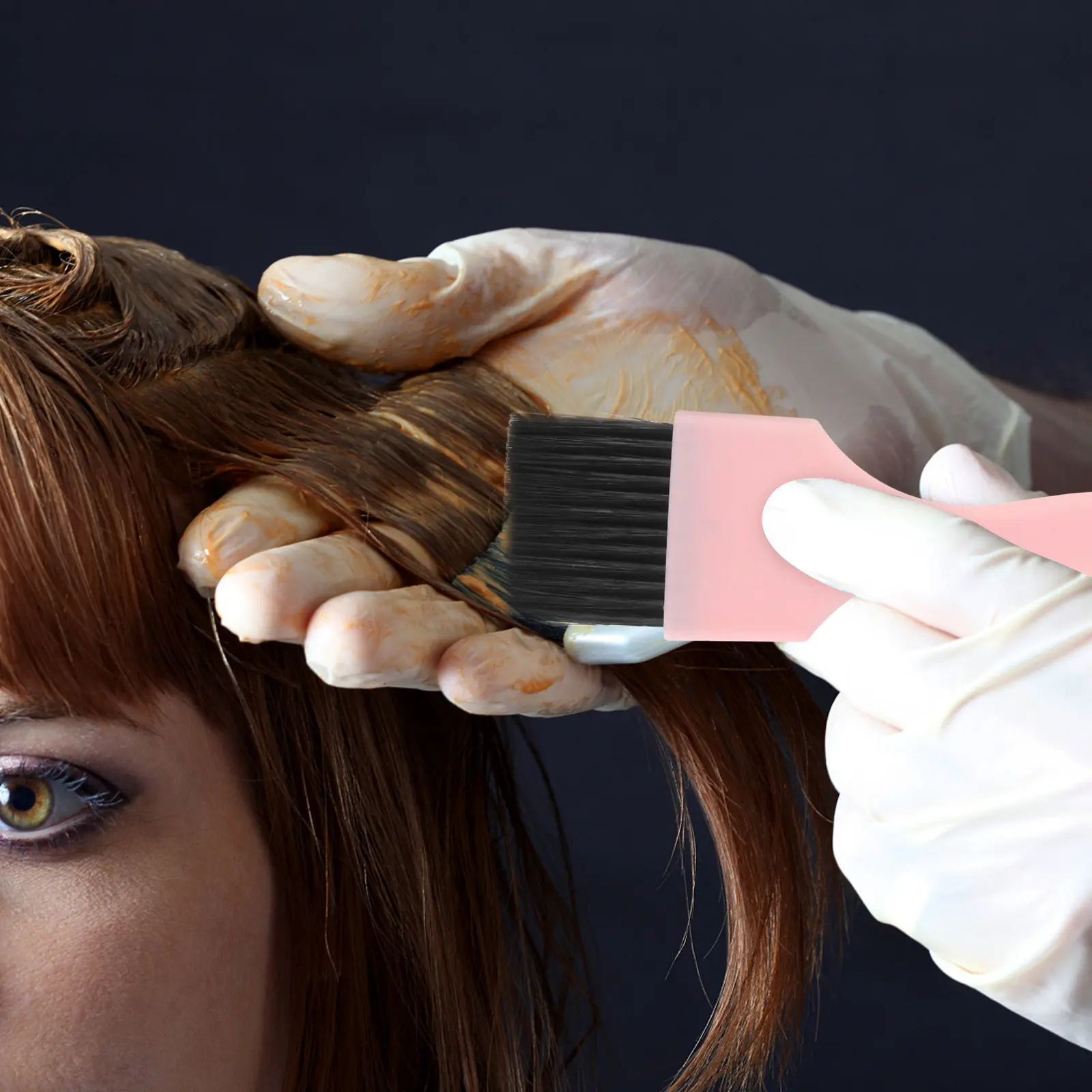 

4pcs Hair Coloring Brush Premium Pc Plastic Fiber Durable Tint Brush For Hair Dyeing Salon Use Hairdressing Tool