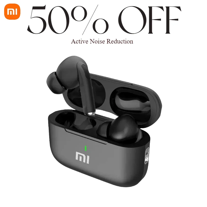 XIAOMI ANC Bluetooth 5.3 Earphones Active Noise Cancelling e17ANC Wireless In Ear Buds Original Headphones Built-in Microphone