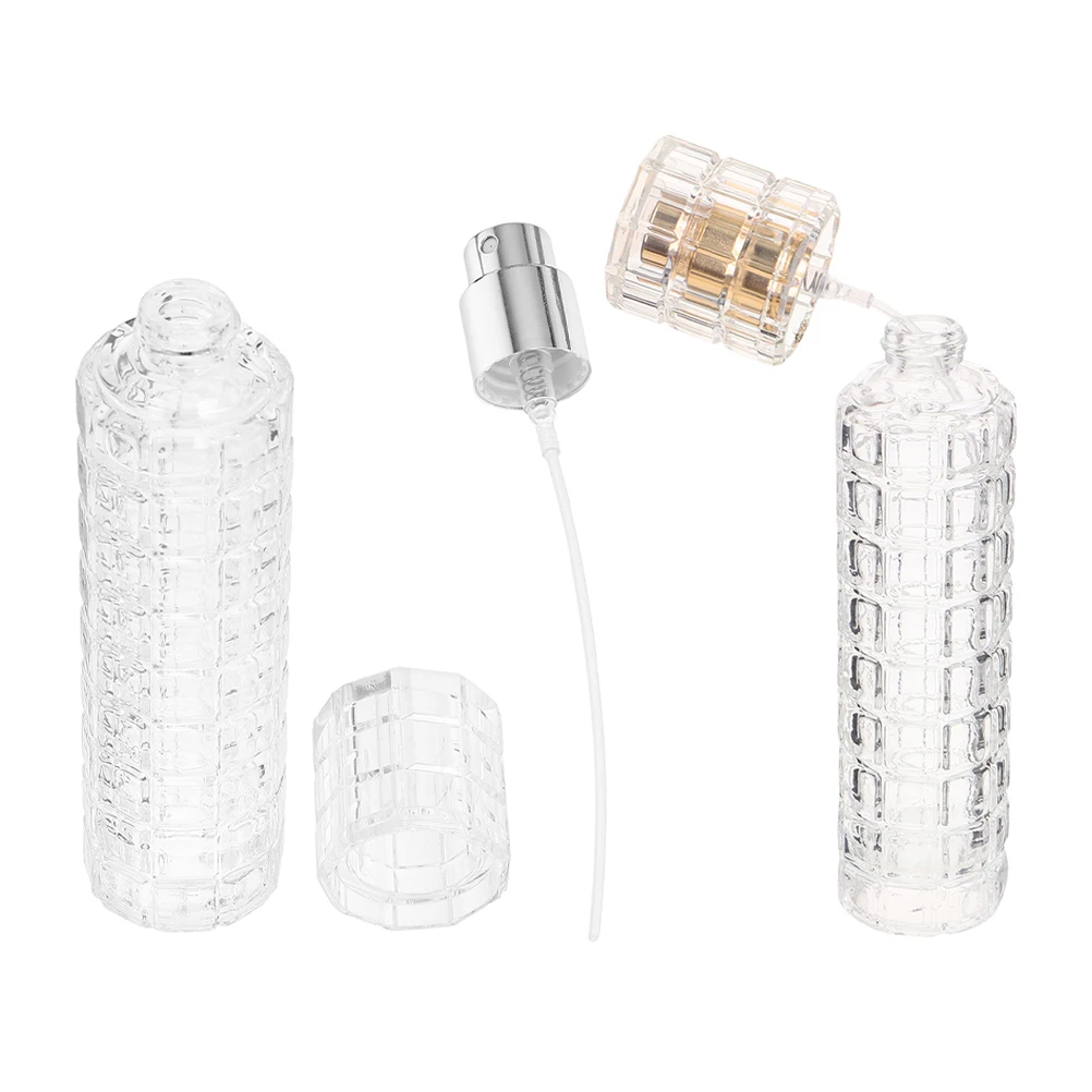 

2pcs Bar Bitters Spray Bottles Glass Oil Mist Absinthe Spritzer Cocktail Refillable Travel Empty Preservation Elegant