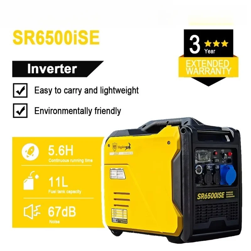 

5KW 5000W Quiet Multi Fuel Inverter Generator 4 Stroke Portable Electric Start EPA Certified 50/60Hz Home Backup Outdoor Camping