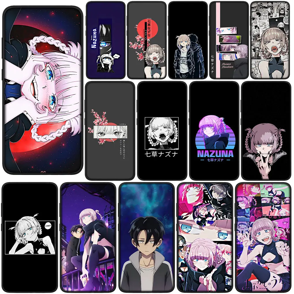 Nazuna Nanakusa Call Night Soft Phone Cover for Samsung Galaxy S23 S22 S21 S20 Fe Ultra S8 Plus M21 + Silicone Case