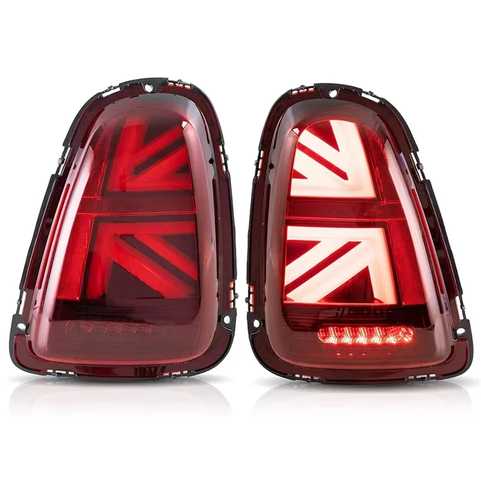2 stuks Volledige LED achterlichten voor BMW Mini Cooper R56 R57 R58 R59 LCI 2007-2013 JCW Union Jack stijl rem achteruitrij knipperlicht lampen