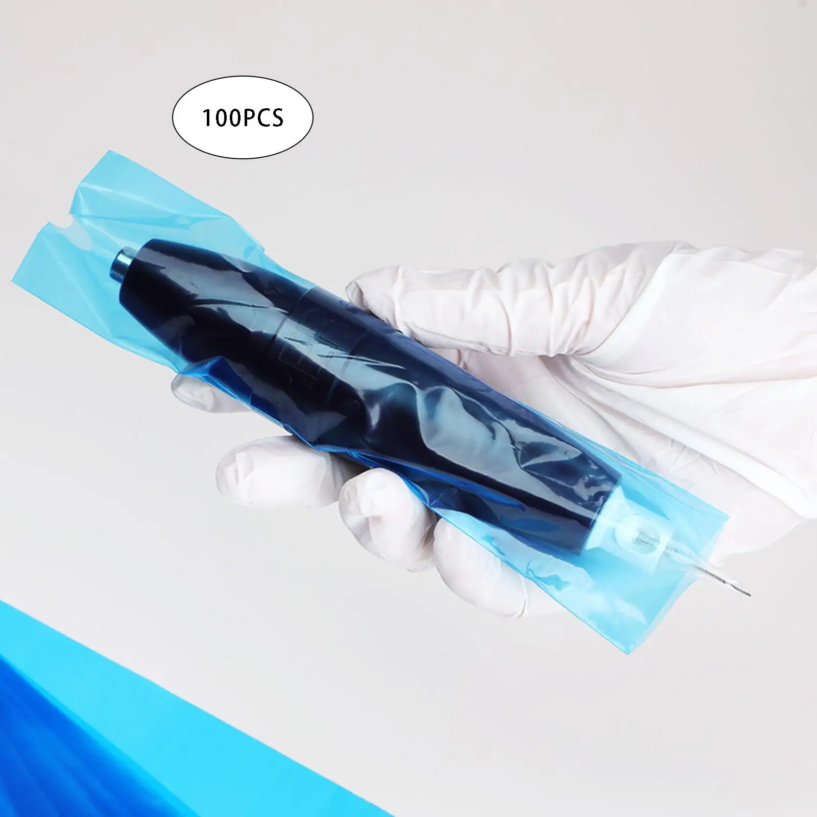 Máquina de pluma de tatuaje profesional, bolsas protectoras, cubiertas de cartuchos desechables de plástico para uso en estudio de tatuaje