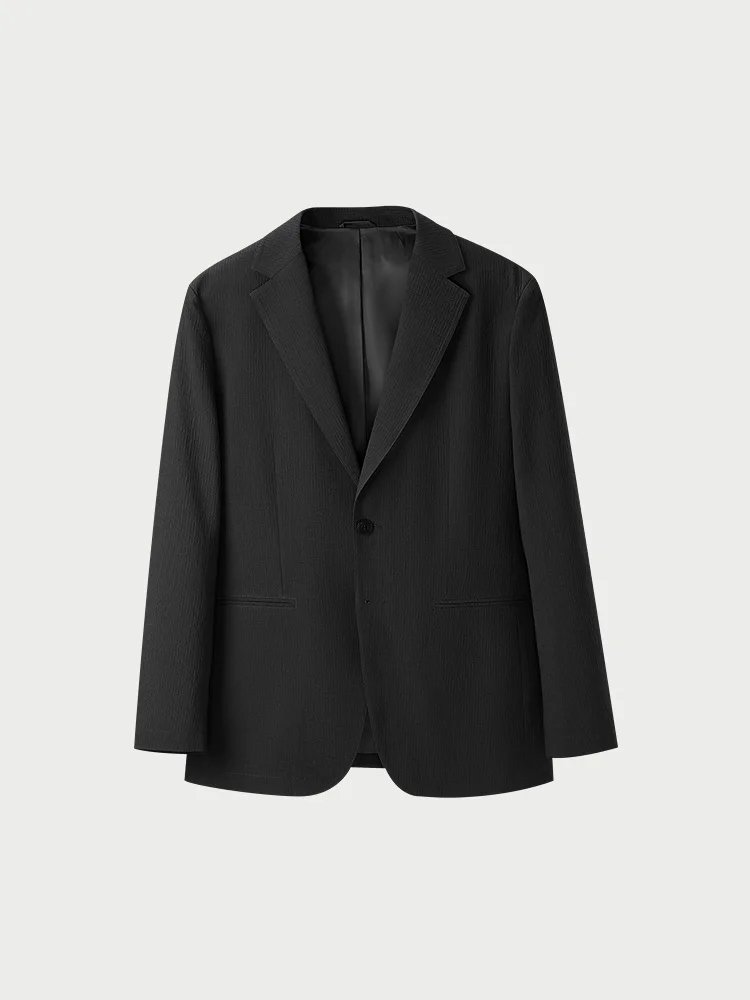 Casual HLA Sea Landscape Home Frontiers Fashion Series Men's Single-breasted Suit Autumn New Flat Collar Portable Business Ca...