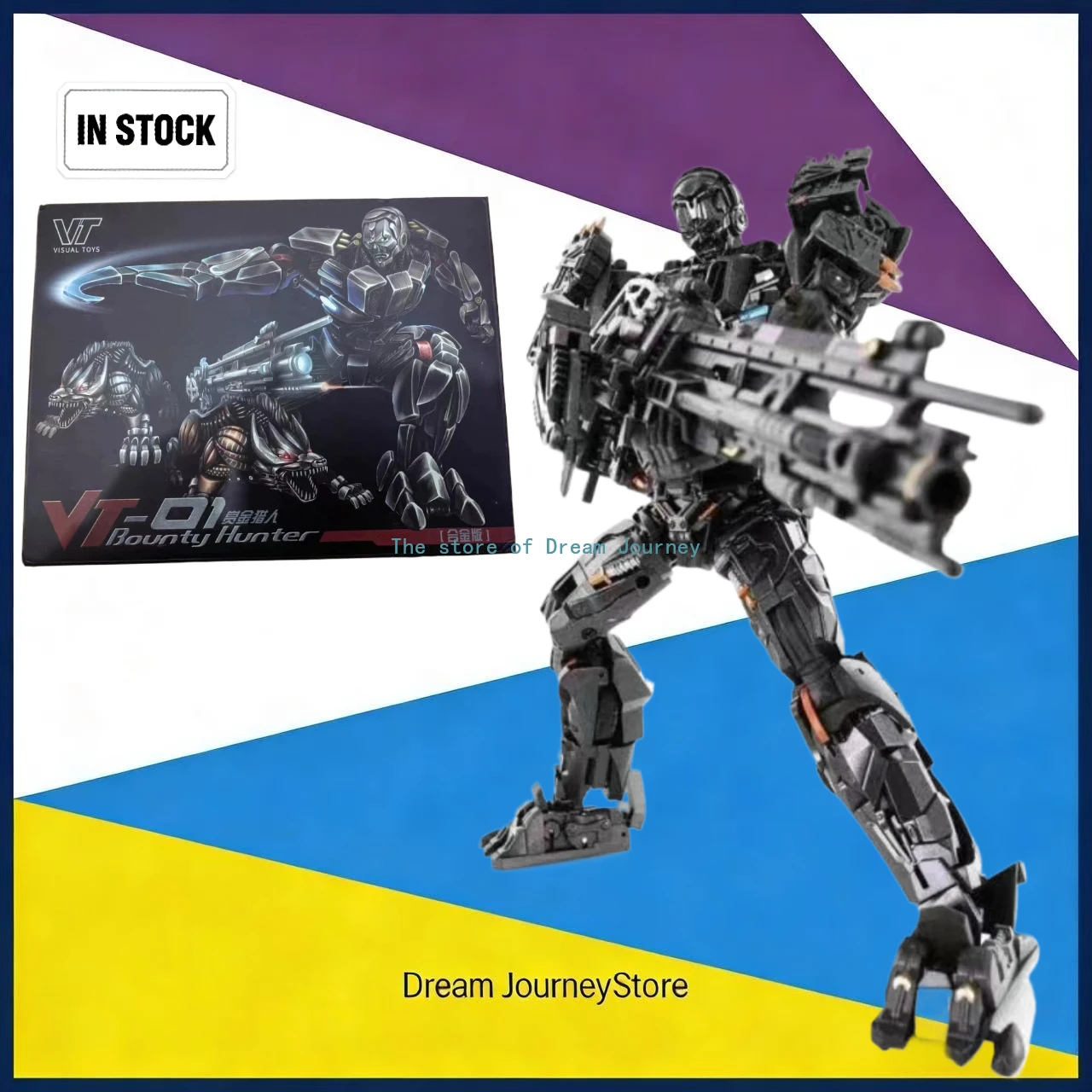 

Transformation Master VT01 VT-01 Blockade Peruvian Killing Movie KO VS UT R01 Alloy Anime Action Figure with Two Dogs Robot Toy