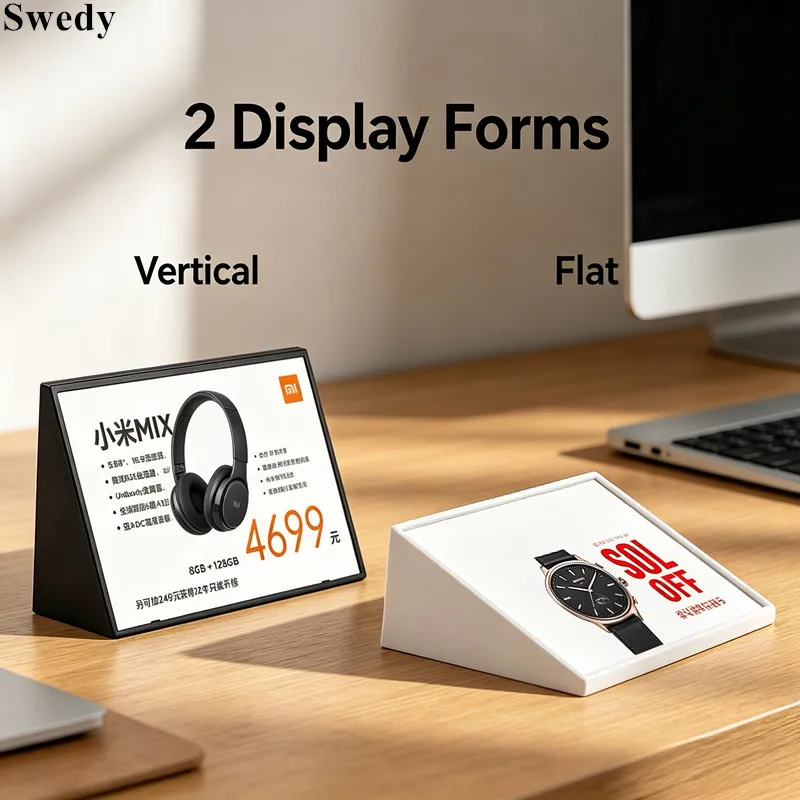 10 PCS 74x53mm Slant Plastic Sign Holder Display Stand Restaurant Table Menu Paper Holder Supermarket Price Label Card Holder