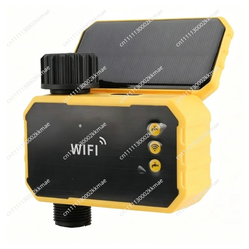 Smart Solar Powered WiFi Water Valve Timer  Timer Low Power Wireless Copper Head Irrigation Controller