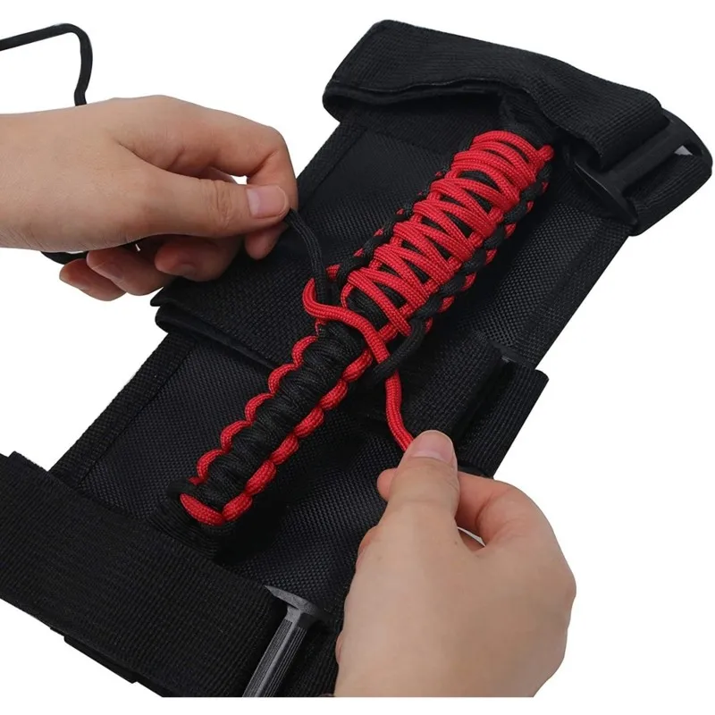 A60E-2 Pcs Heavy Duty Roll Bar Grab Handles For Jeep Wrangler