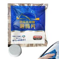 Windshield Washer Tablets Cleaning Washer Fluid Tablets Multifunctional Ensures Clear Car Vision Removes Auto Glass Stains