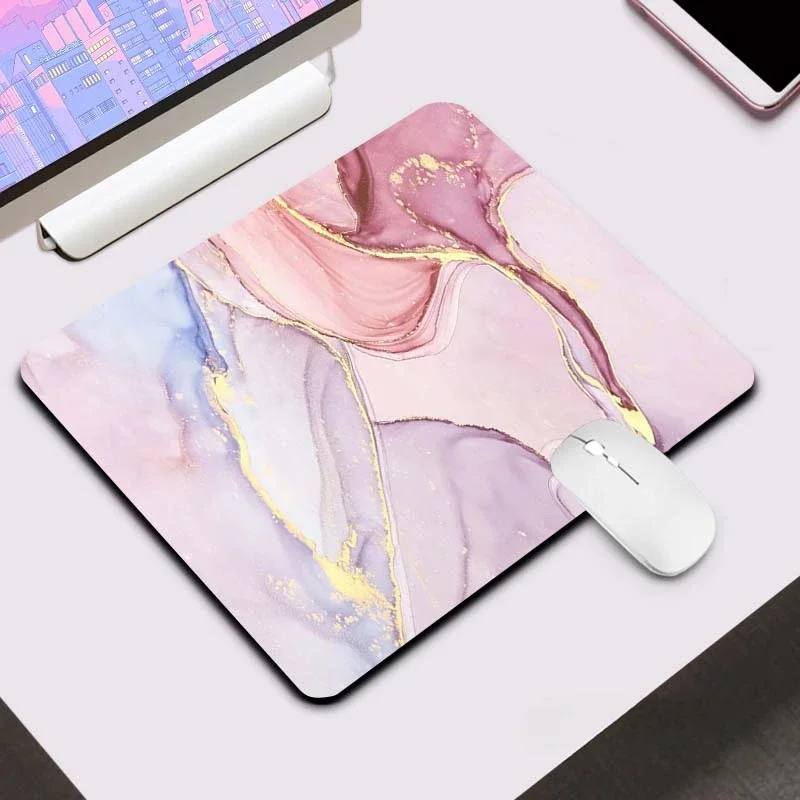 Fashion Marble Mousepad Computer New square MousePads Small Keyboard Pad Mouse Mats Gamer Soft Office Carpet Desktop Table Mat