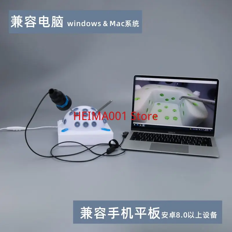 Endoskill Arthroscopic Surgery Simulation Training Kit Exercise Set 30 Degree Adjustable Focus Mirror with Display