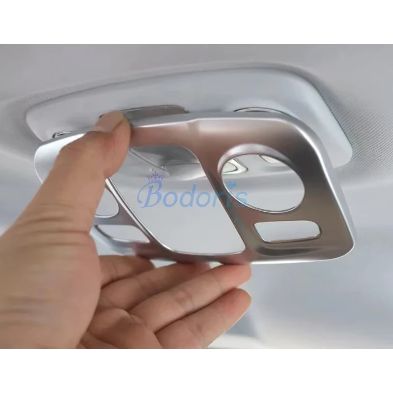 

Interior Reader Lamp Cover For Peugeot 5008 3008 GT 3008GT 2017 2018 Light Sticker Trim Cover Chrome Car Styling Accessories
