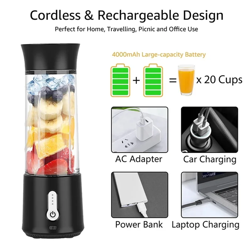 Портативный электрический блен – обзор и цена Portable Blender Usb Rechargeable