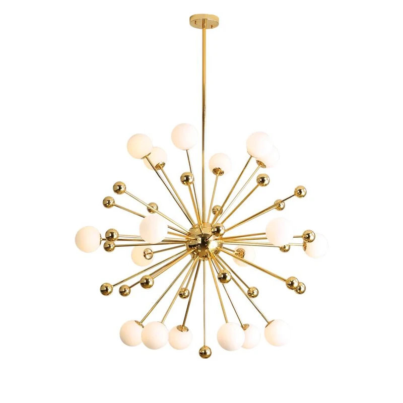 Modern Chandelier Lighting For Living Room Gold Hanging Lamp For Dining Room Villa Hall Lobby Kitchen Island Hanging Light