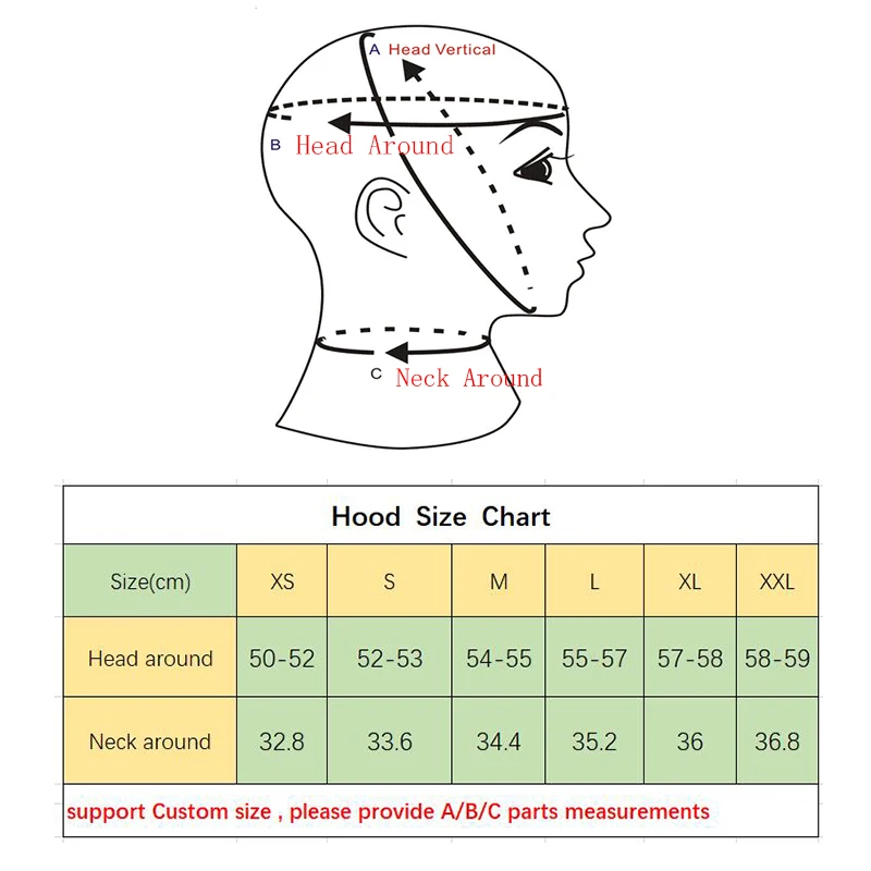 男性と女性のためのセクシーな透明ラテックスマスク,フード付きフェイスマスク,手作り,オープンアイ,ハロウィンコスチューム,カスタムサイズ