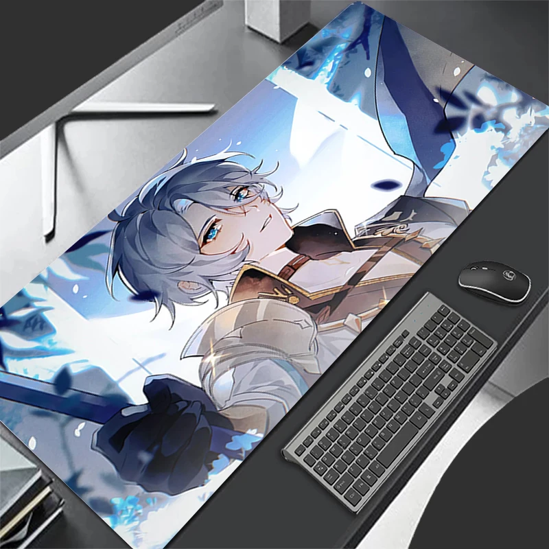 Tapis de souris accessoires de jeu d'ordinateur tapis de clavier bureau PC tapis de souris en caoutchouc Honkai Star Rail Phainon décoration tapis de souris de bureau