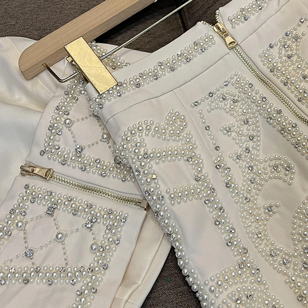 TWOTWINSTYLE หรูหรา 2 ชิ้นชุดผู้หญิงรอบคอแขนกุดเอวสูงกระโปรง Chic ชุดหญิง KVE 534520   เคสแควร์ 534521