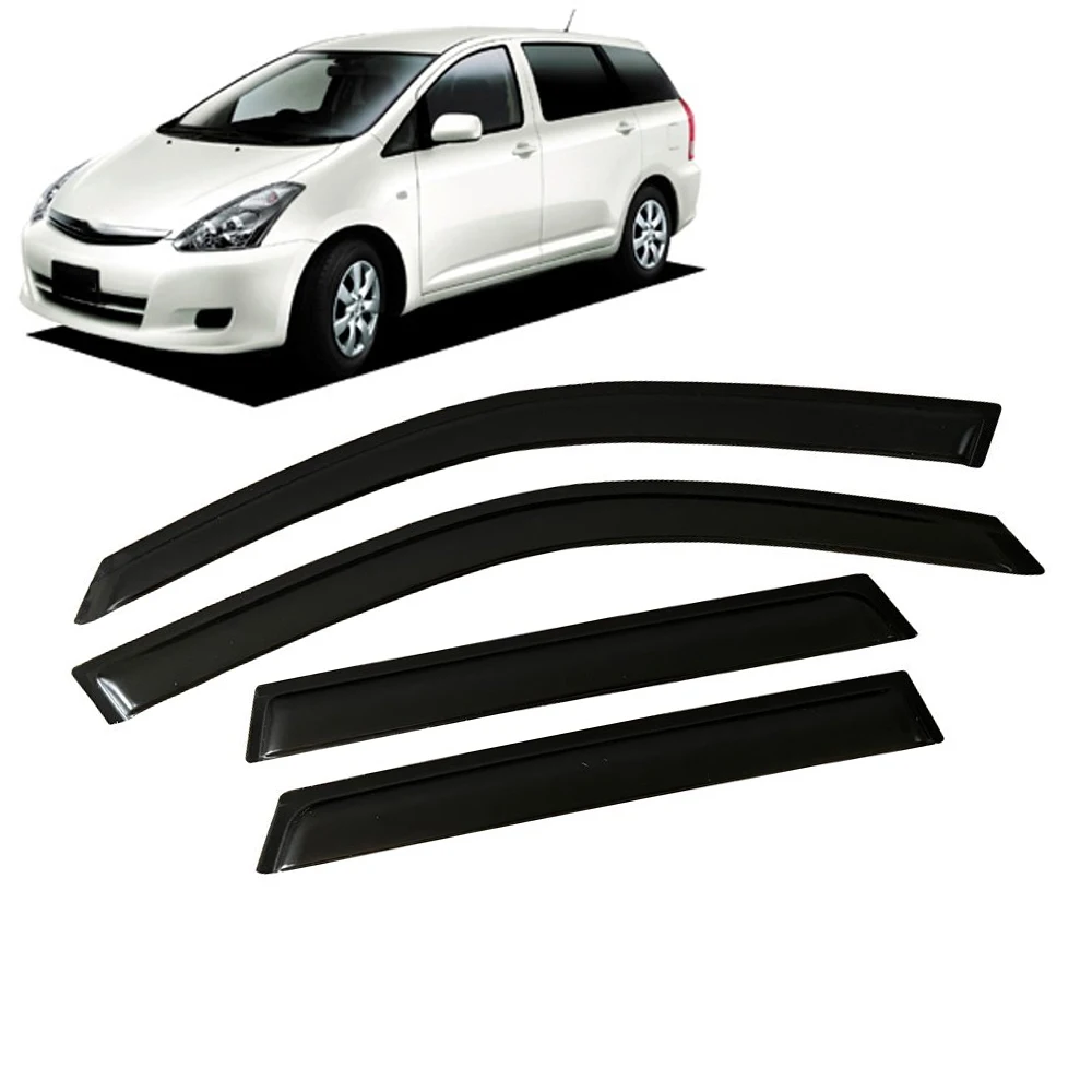 

For TOYOTA WISH 2003-2009 Car Side Window Visor Sun Rain Guard Shade Shield Shelter Protector Cover Frame Accessories