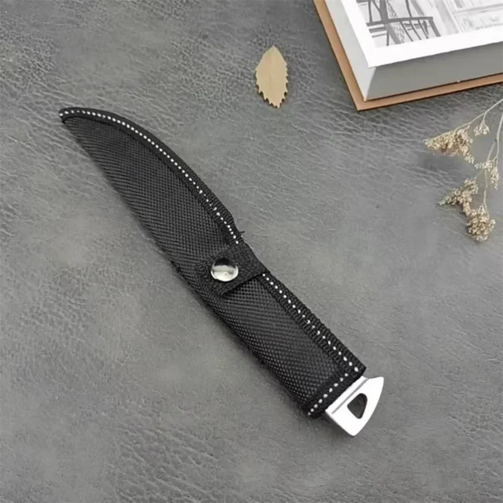 Fixed Blade Knife K90 Outdoor High Quality EDC Survival Camping Hiking Hunting Cutting Tool Gift 5Cr13Mov Blade Wood Handle