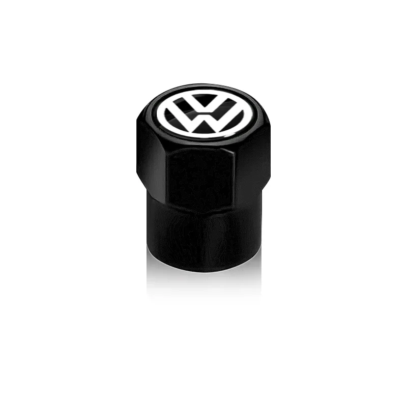 4 Stück Auto-Reifenventilkappen Staubschutz Auto-Emblem Zubehör für VW CC Polo 6R Golf 4 5 6 7 MK7 MK4 MK6 Passat B6 B8 T4 T5 Tiguan – Detail 3
