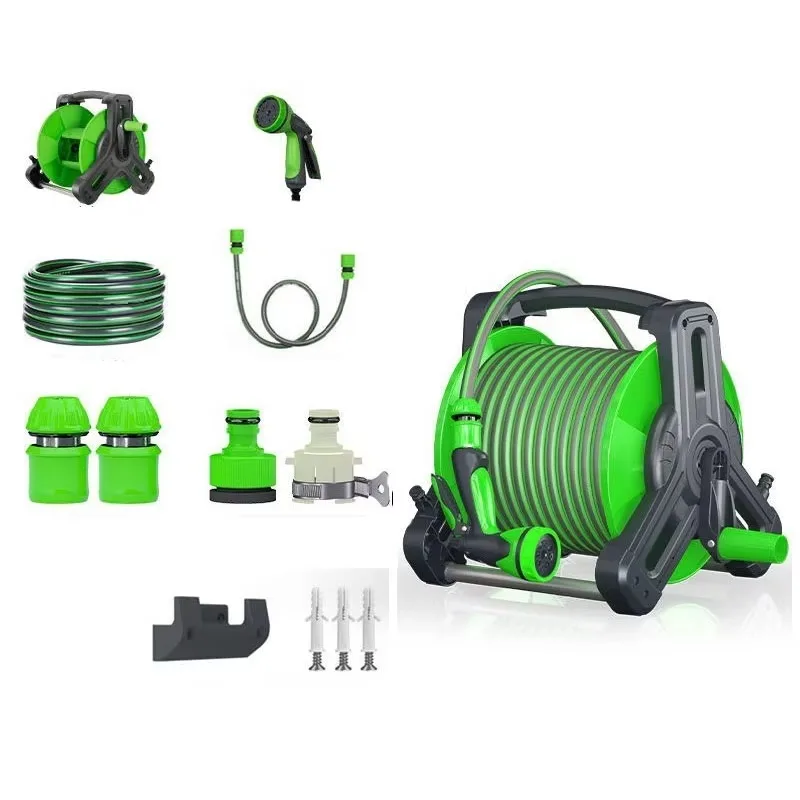 Retractable Automatic Heavy Duty Hose Reel Water Mobile Garden Hose with Micro Reel Garden  Reel
