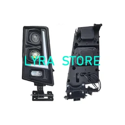 1 PCS Dual LENS 24V FULL LED Head Lamp Used For VOLVO VL FH12 FM12 FMX NH Truck