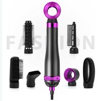 Hair Dryer 6 in 1 Hot Comb Multi Hair Styler With Curling Iron Hair Straightener With Hair Brush For Hair Dryer