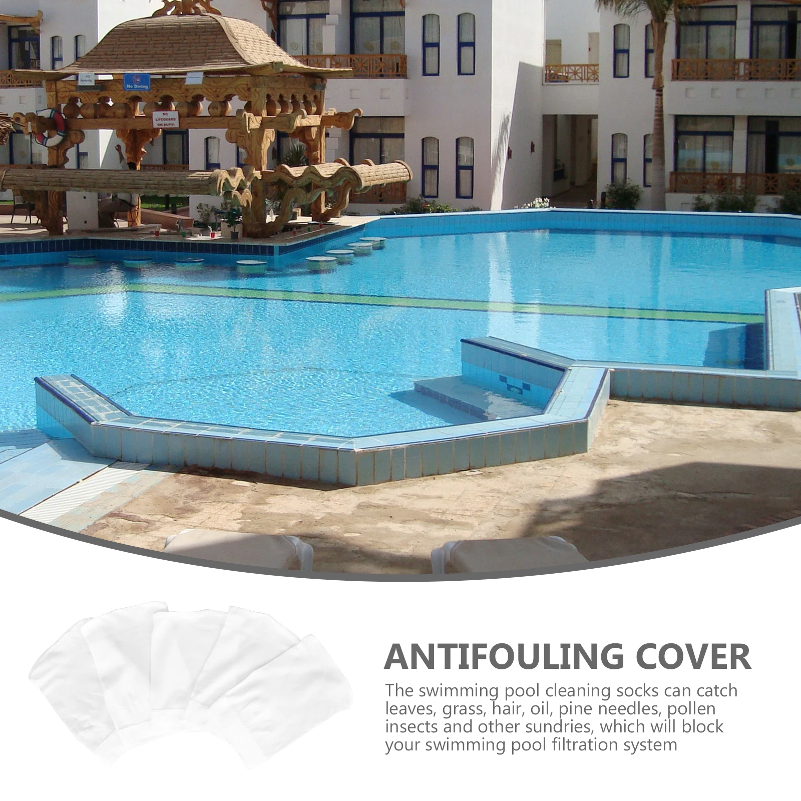 

1Set Pool Skimmer Socks Durable Nylon Elastic Filters for Swimming Pool Garbage Leaves Hair Trap Elastic Filter