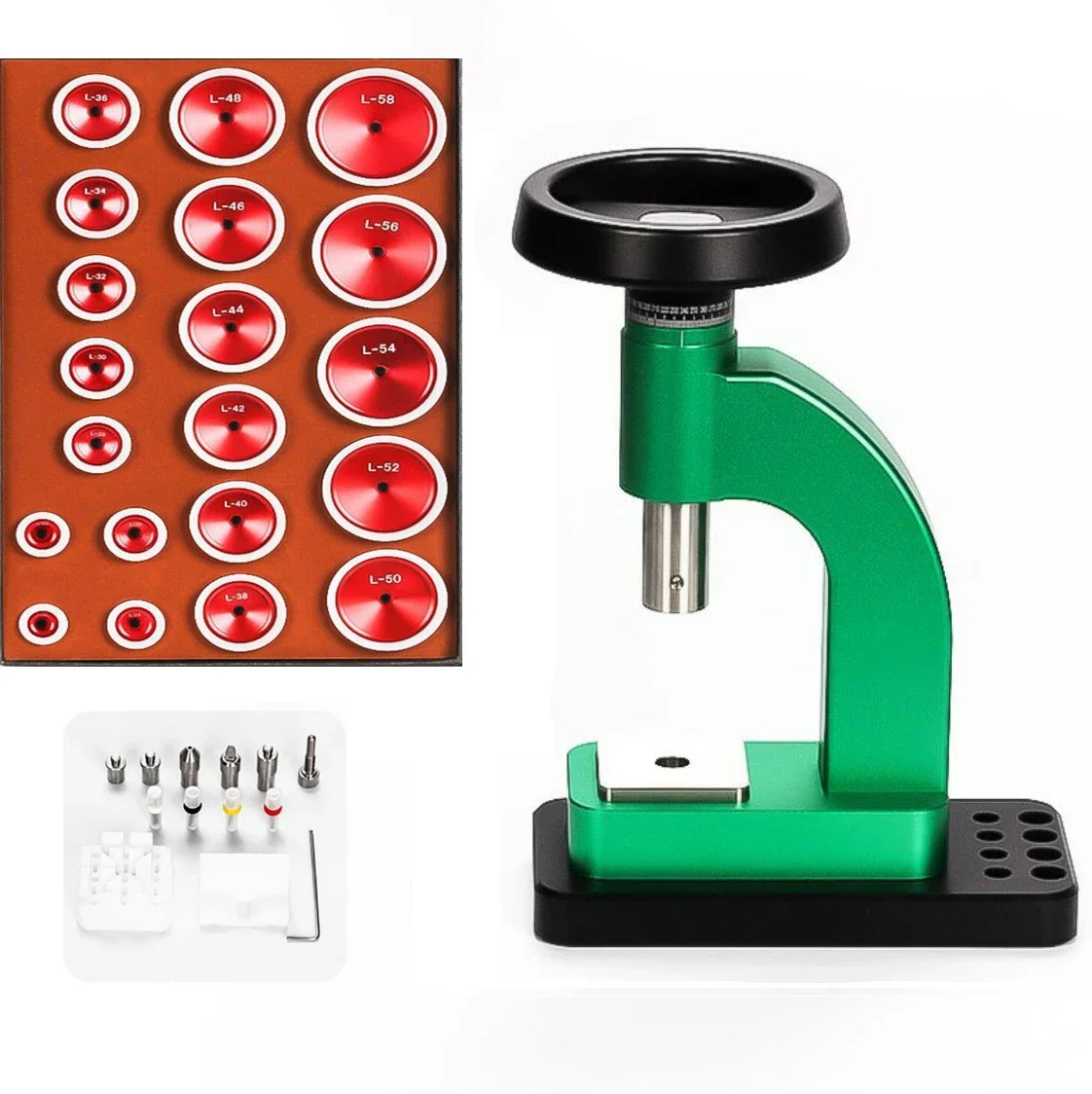 Watch Repair Tool Kit 6175A Cover Lever Bottom Dismantle Watch Ring Press Glass Band for Watchmaker