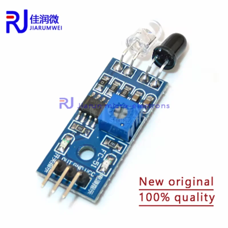 Free shipping 10PCS FC-51 IR Infrared Obstacle Avoidance Sensor Module for Smart Car Robot