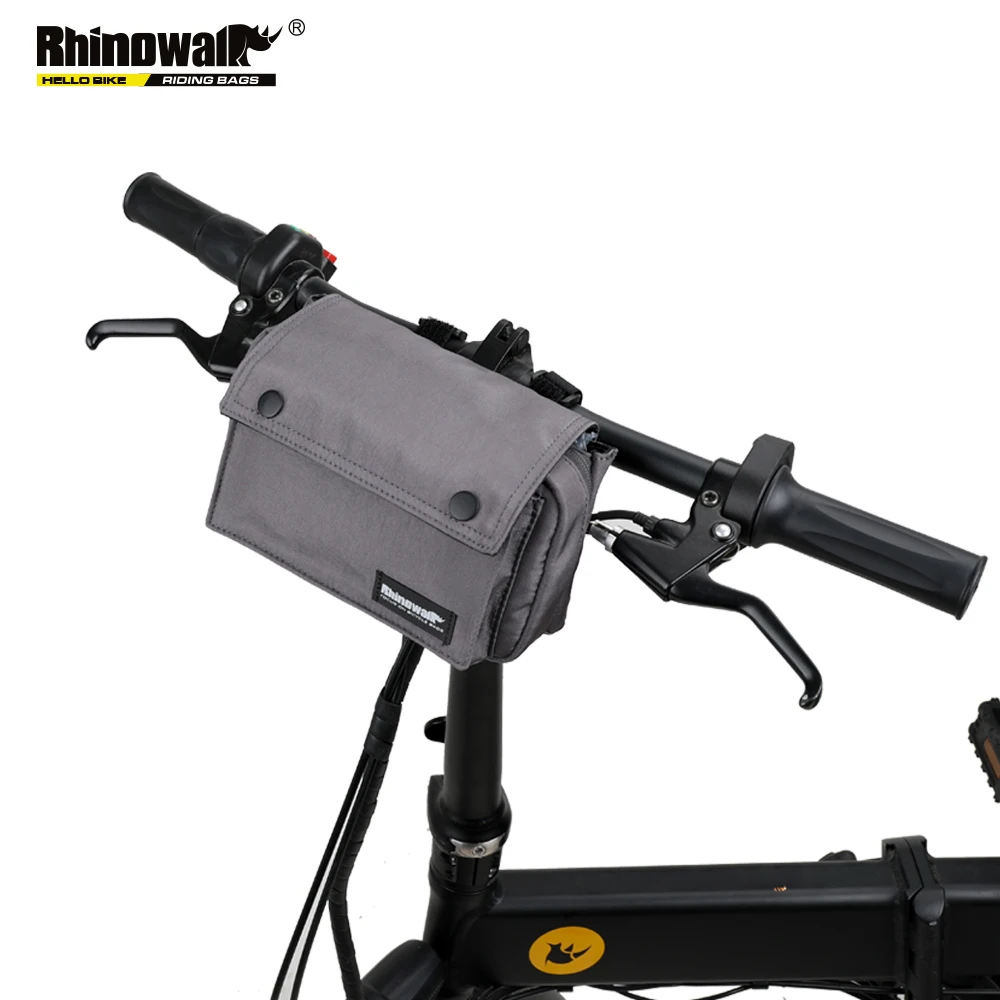 Rhinowalk Fahrradtasche Fahrrad-Vorderrohr-Gepäckträger-Korb Tragbare Schultertasche Reißverschlusstasche MTB Rennrad Zubehör