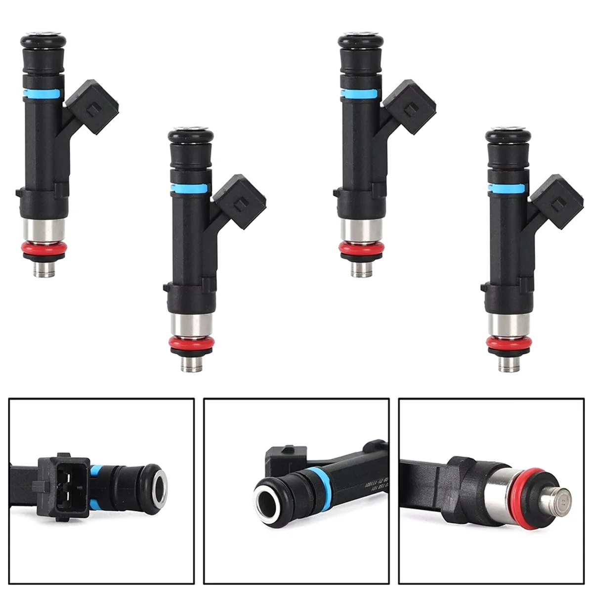 4X Fuel Injectors 0280158101 Fit for Chevrolet Nubira Lacetti J200 1.8L 96487557