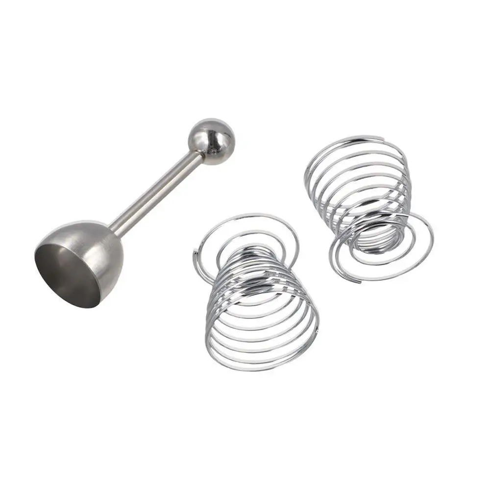 Stainless Steel Egg Shell Opener Practical Creative Egg Cups Stand Holders Multifunction Egg Topper Cutter Boiled Eggs
