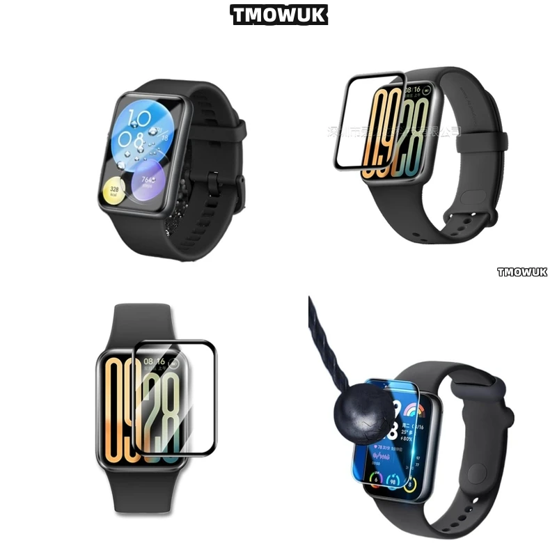 

For Xiaomi Band 4 - 10 Pro Screen Protector Film PMMA 3D Curved Anti - Scratch Flexible Soft Full Cover