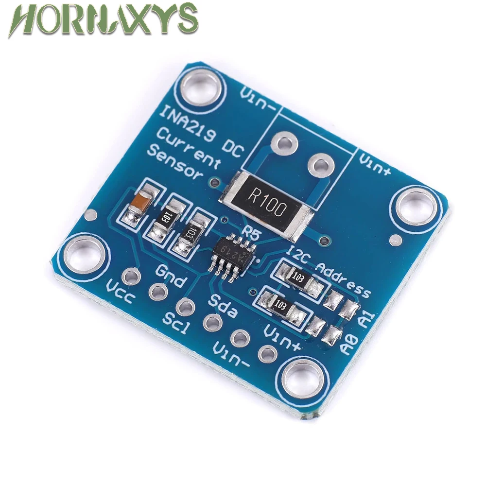 1-10pcs MCU-219 INA219 I2C Zero Drift Bi-directional Current Power Monitoring Sensor Module Sensor Breakout Monitoring Modules